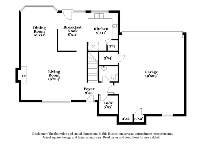 2,440/Mo, 4117 Mediterranean Dr Rowlett, TX 75088 Floor Plan View
