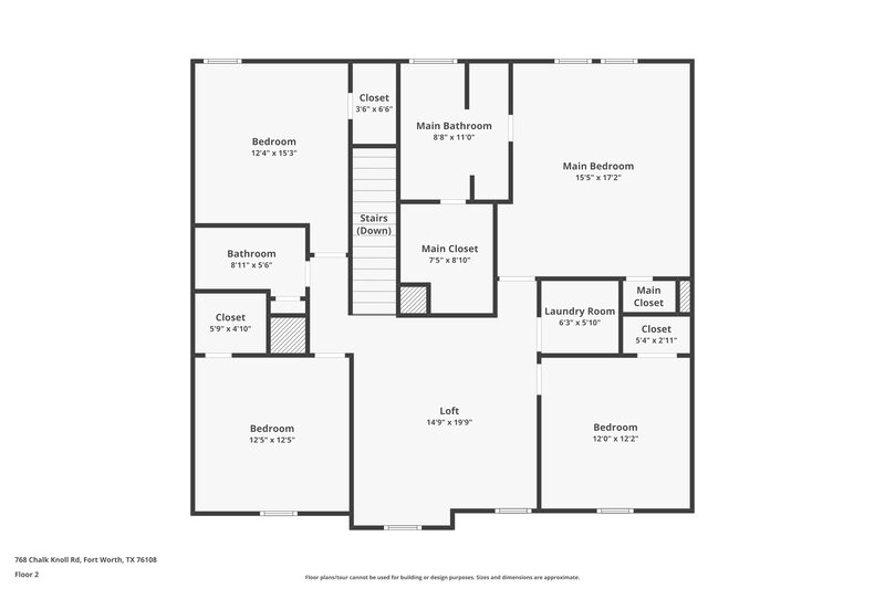 2,425/Mo, 768 Chalk Knoll Rd Fort Worth, TX 76108 Floor Plan View