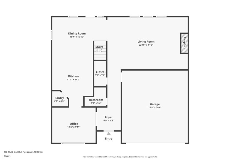 2,425/Mo, 768 Chalk Knoll Rd Fort Worth, TX 76108 Floor Plan View 2