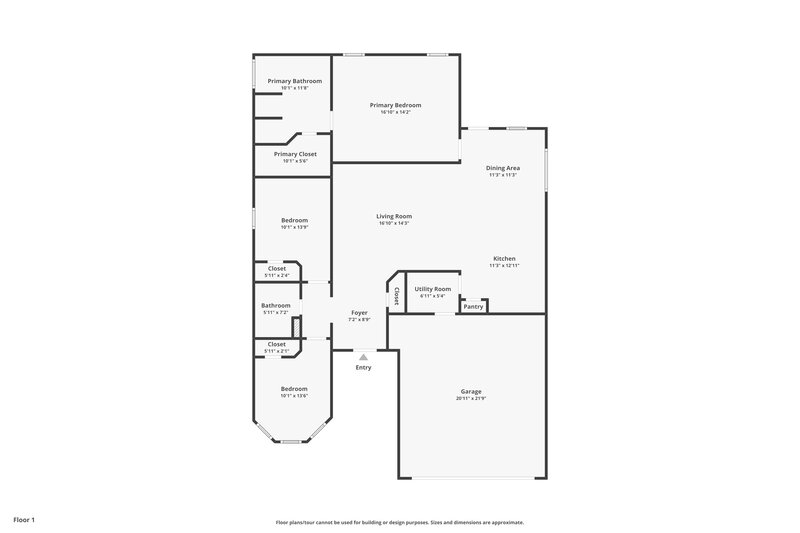 1,830/Mo, 146 Briar Grove Dr Princeton, TX 75407 Floor Plan View
