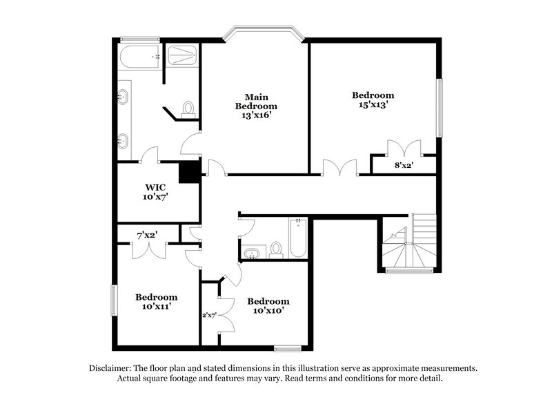 2,870/Mo, 3228 Kathy Ln Fort Worth, TX 76123 Floor Plan View 2