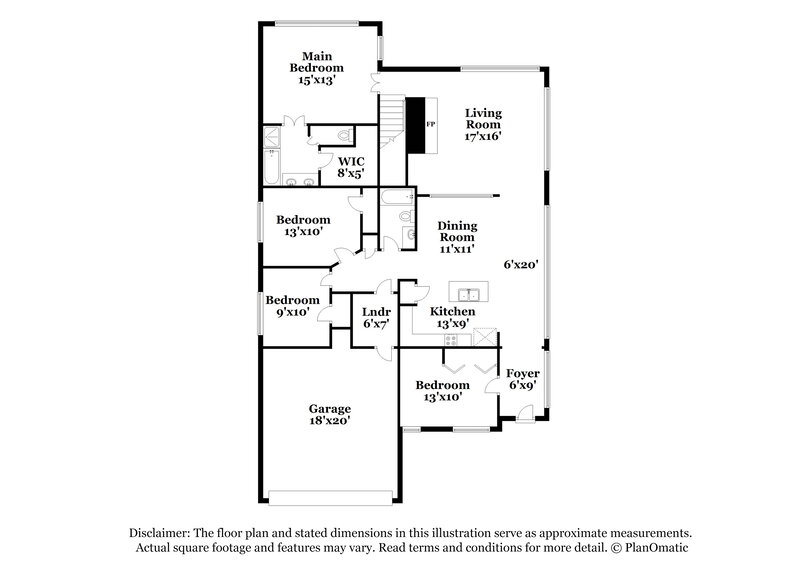 2,675/Mo, 517 Kerry St Crowley, TX 76036 Floor Plan View