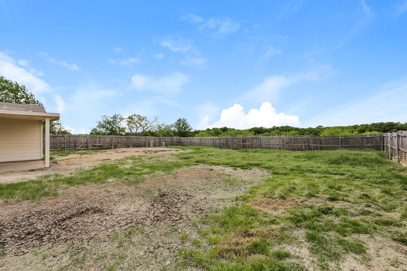 2,170/Mo, 1248 Poetry Road Royse City, TX 75189 Backyard View
