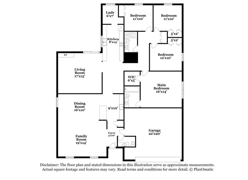 2,545/Mo, 3009 Joymeadow Dr Fort Worth, TX 76123 Floor Plan View