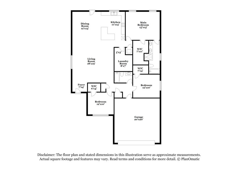 2,265/Mo, 9209 Saint Martin Road Fort Worth, TX 76123 Floor Plan View