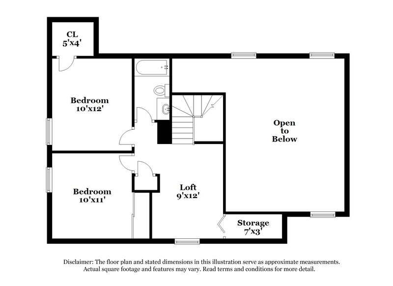 1,990/Mo, 3124 Woodlark Fort Worth, TX 76123 Floor Plan View 2