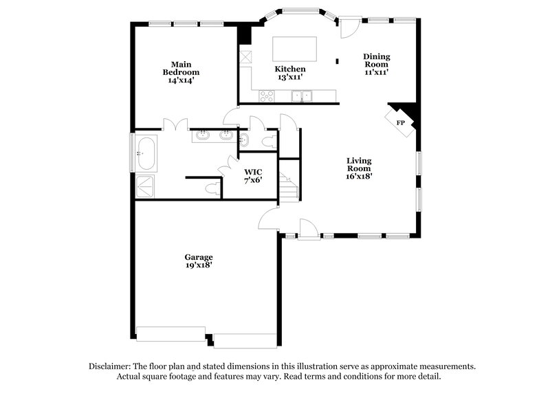 2,515/Mo, 3703 Sycamore Ln. Rockwall, TX 75032 Floor Plan View