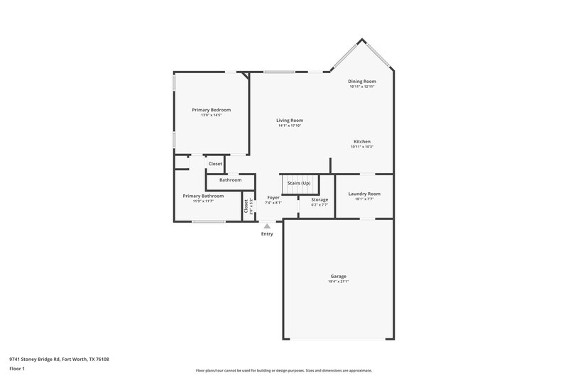 2,530/Mo, 9741 Stoney Bridge Rd Fort Worth, TX 76108 Floor Plan View