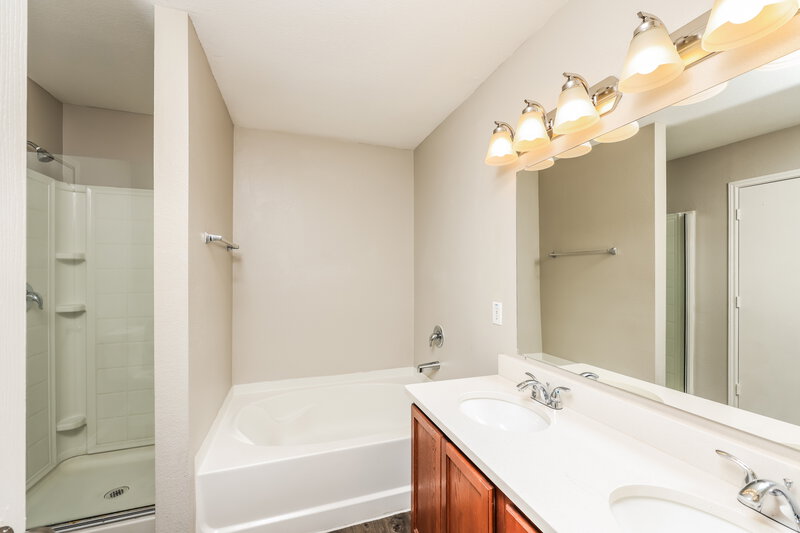 2,160/Mo, 1027 Clear Stream Drive Lancaster, TX 75134 Main Bathroom View