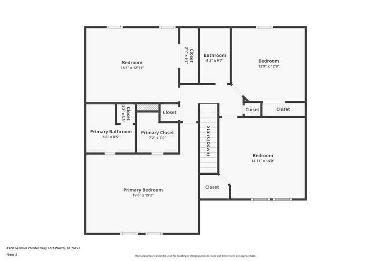 2,655/Mo, 4320 German Pointer Way Fort Worth, TX 76123 Floorplan View 2