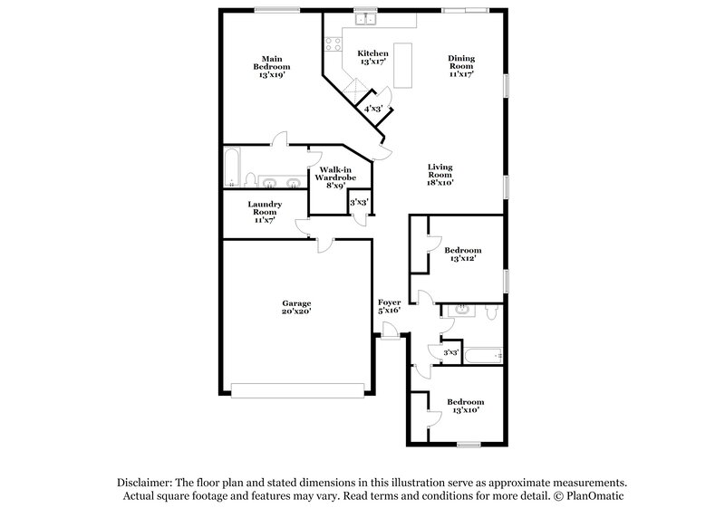 2,350/Mo, 508 Shell St Cedar Hill, TX 75104 Floor Plan View