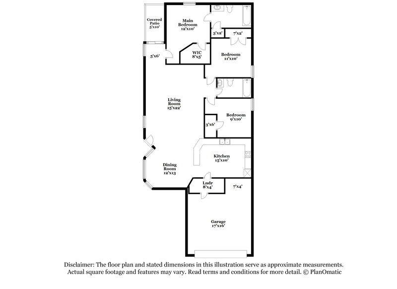 1,800/Mo, 1268 Kielder Circle Fort Worth, TX 76134 Floor Plan View
