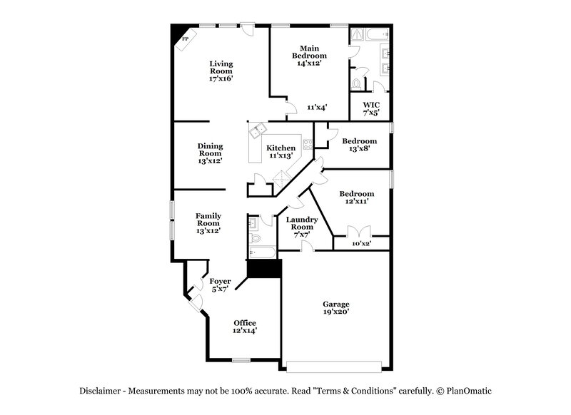 2,080/Mo, 573 Creekbend Street Crowley, TX 76036 Floorplan View