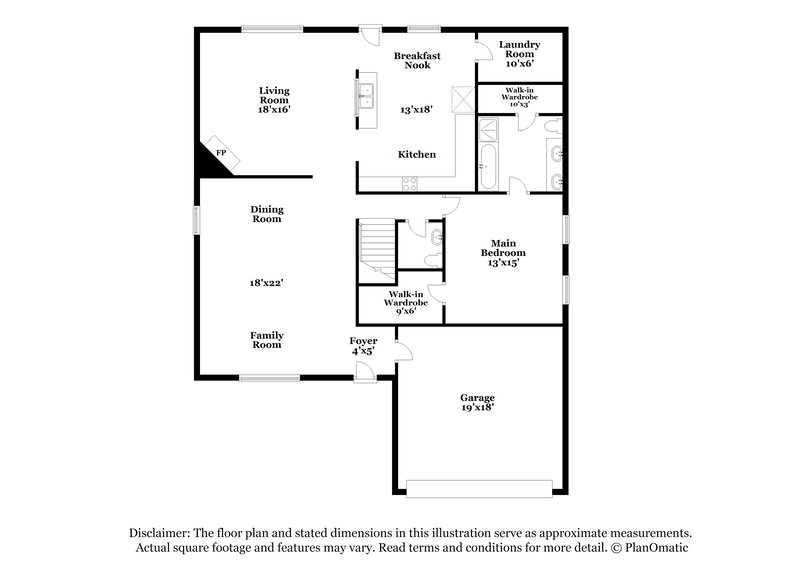 3,990/Mo, 1101 Maplewood Lane Crowley, TX 76036 Floor Plan View