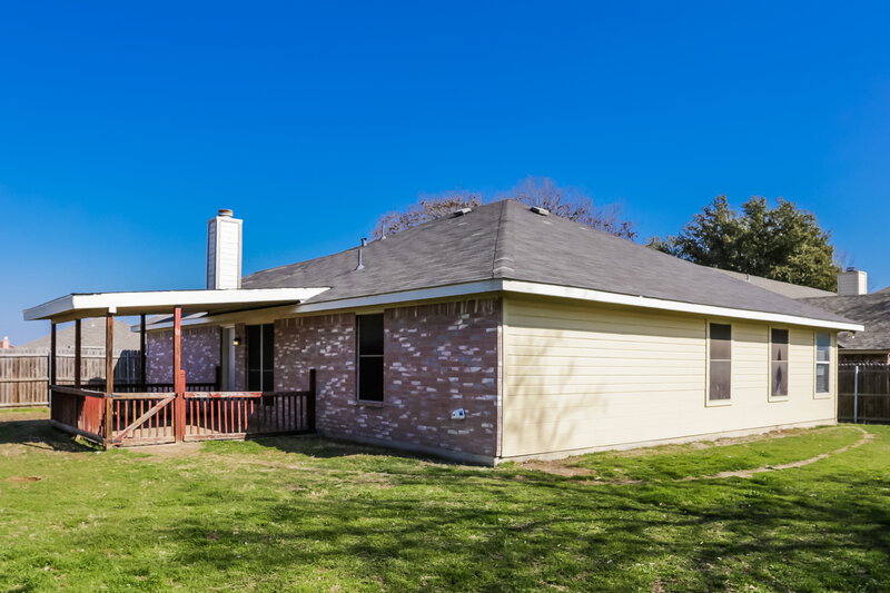2,050/Mo, 1101 Castleman Drive Cedar Hill, TX 75104 Rear View
