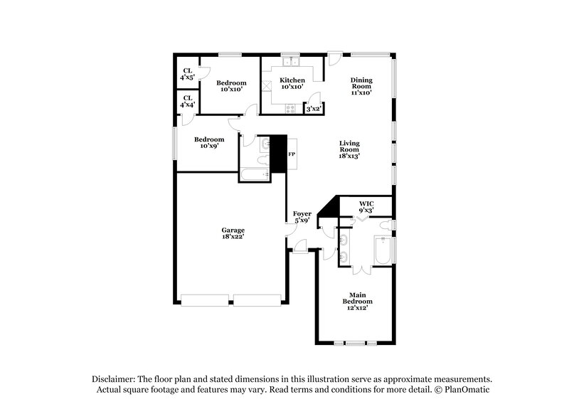 2,105/Mo, 809 Wyndham Place Arlington, TX 76017 Floor Plan View