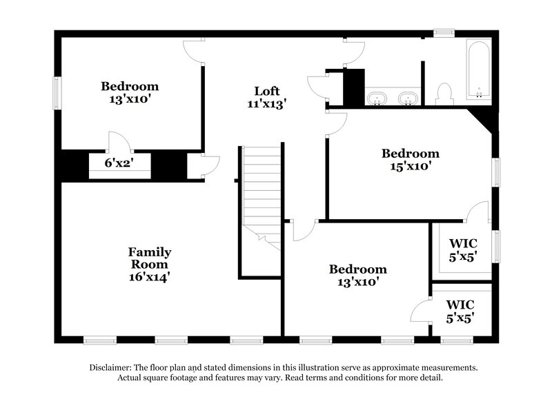 2,440/Mo, 8425 Vicksburg Lane Fort Worth, TX 76123 Floor Plan View 2
