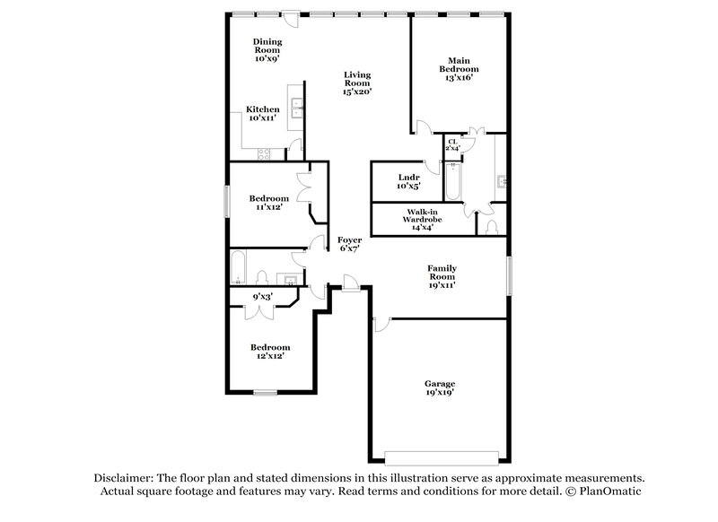 1,980/Mo, 9308 Cynthia Ct Fort Worth, TX 76140 Floorplan View