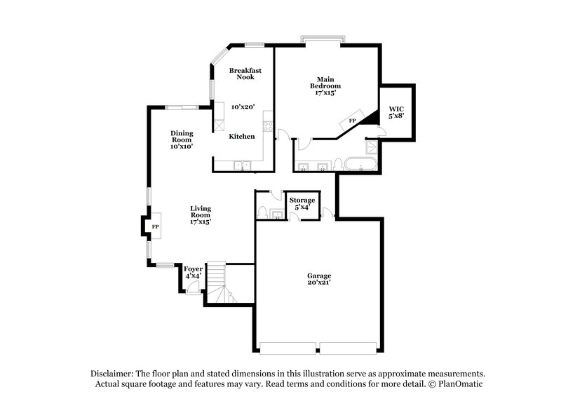 2,195/Mo, 608 McMackin Street Cedar Hill, TX 75104 Floor Plan View