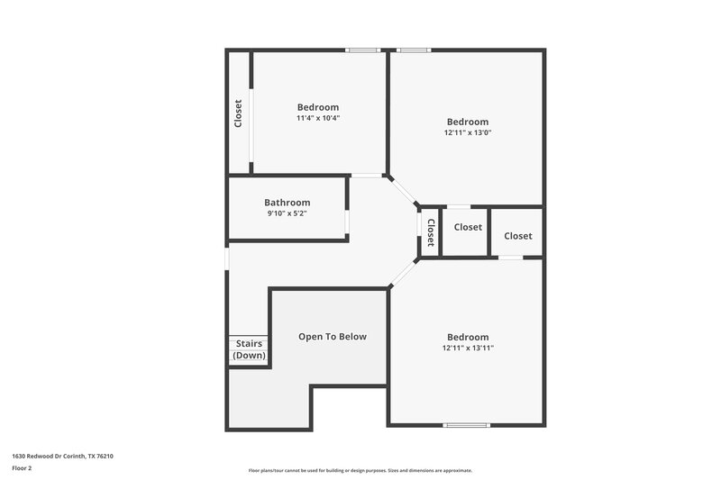 2,775/Mo, 1630 Redwood Drive Corinth, TX 76210 Floor Plan View 2