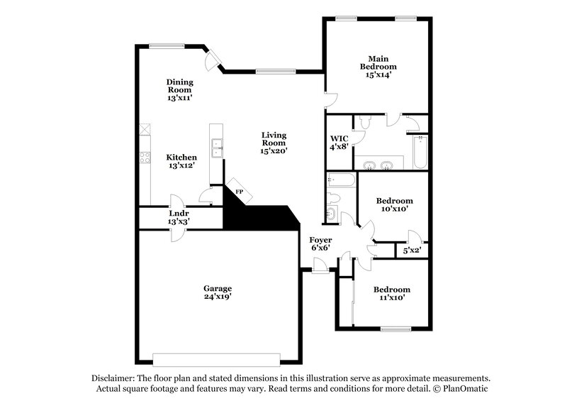 2,060/Mo, 3620 Cripple Creek Trl Roanoke, TX 76262 Floorplan View