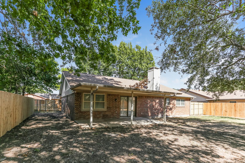 2,095/Mo, 3924 Windflower Lane Fort Worth, TX 76137 Rear View 2