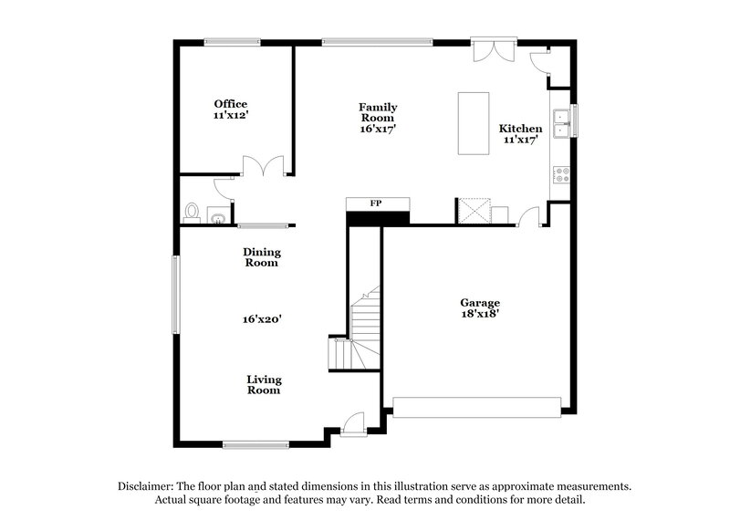 2,735/Mo, 7316 Moon Ridge Court Fort Worth, TX 76133 Floor Plan View