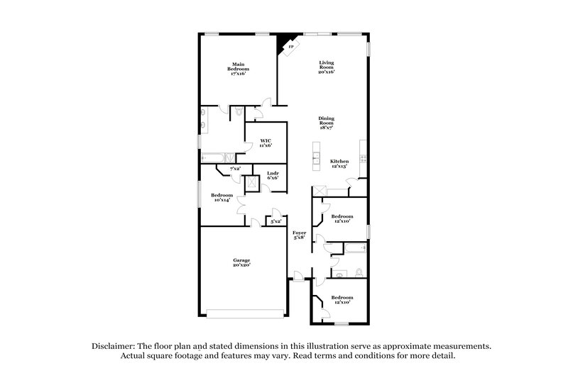 2,370/Mo, 508 Runyan Street Cedar Hill, TX 75104 Floor Plan View
