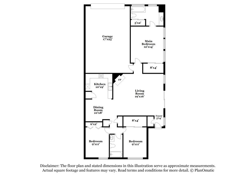 2,070/Mo, 1162 Hemlock Dr Desoto, TX 75115 Floor Plan View