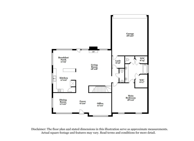 2,805/Mo, 425 Raintree Cir Desoto, TX 75115 Floor Plan View