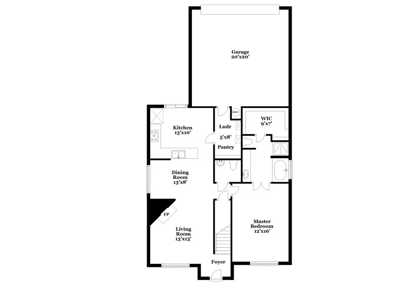 2,076/Mo, 111 Hunter Dr Cedar Hill, TX 75104 Floor Plan View