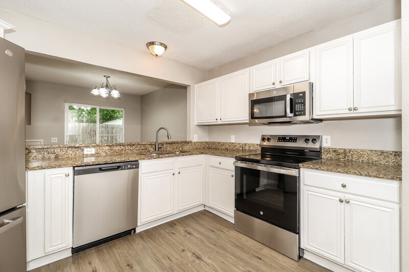 1,875/Mo, 8564 Charleston Avenue Fort Worth, TX 76123 Kitchen View 2