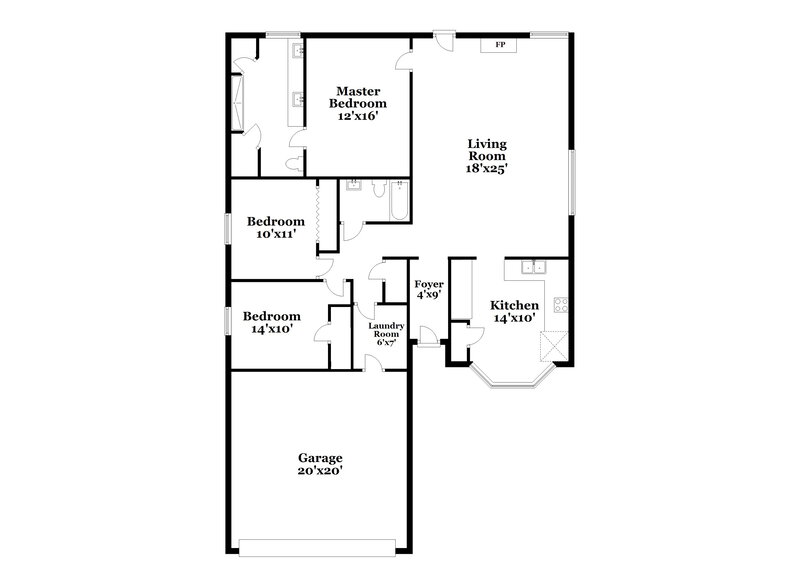 2,005/Mo, 9105 Cranwell Ct Fort Worth, TX 76134 Kitchen View