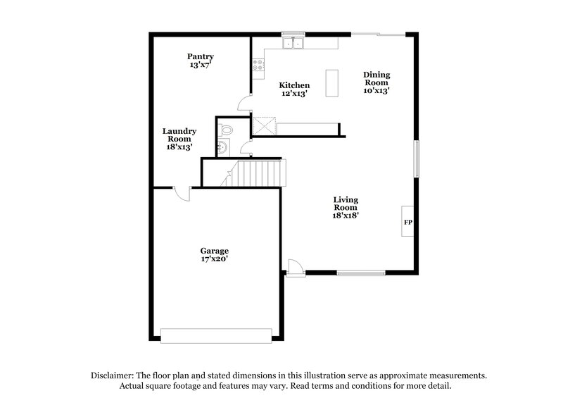 2,285/Mo, 10012 Chapel Rock Drive Fort Worth, TX 76116 Floor Plan View