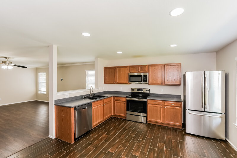 2,085/Mo, 1833 Foxfield Justin, TX 76247 Kitchen View 2