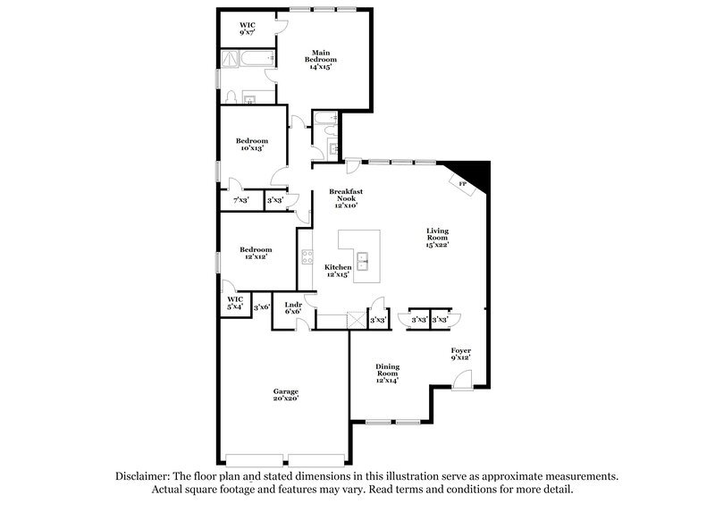 2,040/Mo, 2117 Athabasca Falls Drive Anna, TX 75409 Floor Plan View