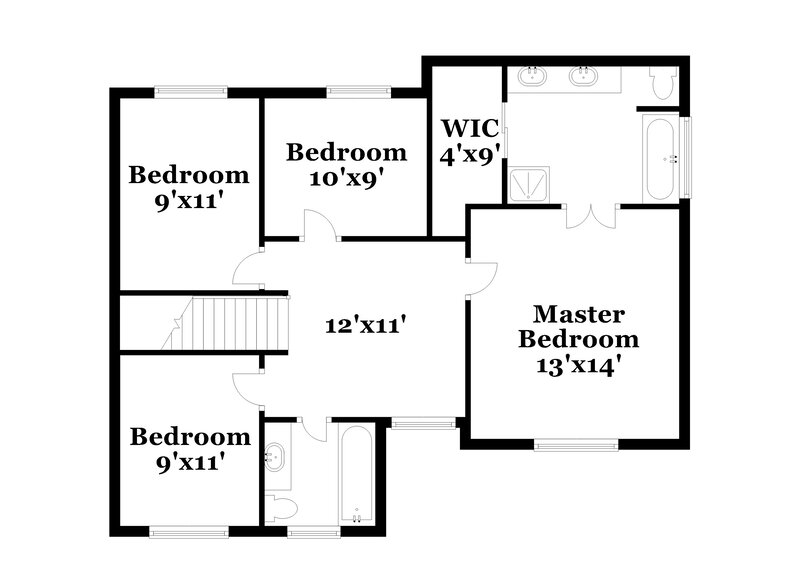 2,135/Mo, 2241 Collier Court Lancaster, TX 75146 Floor Plan View