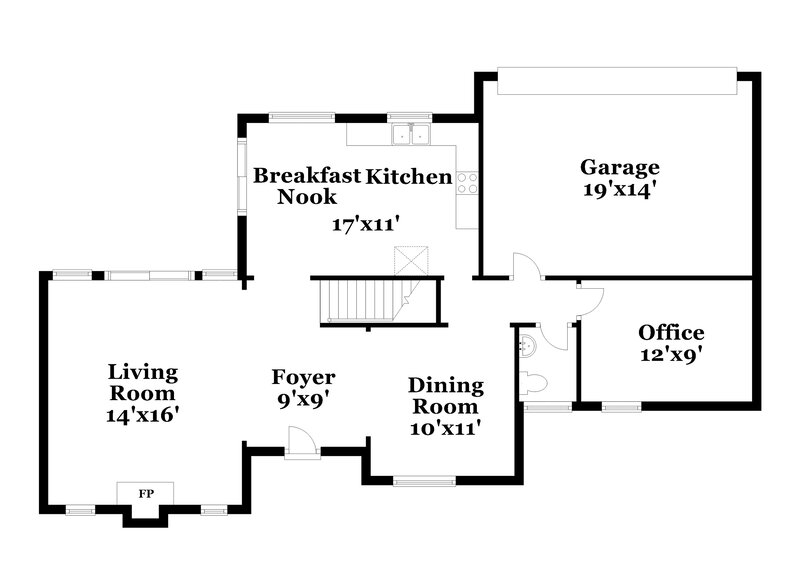 2,135/Mo, 2241 Collier Court Lancaster, TX 75146 Floor Plan View 2