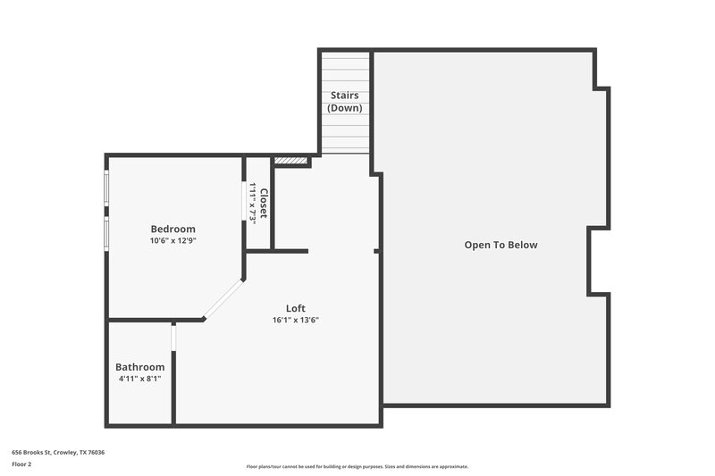 2,430/Mo, 656 Brooks St Crowley, TX 76036 Floor Plan View 2