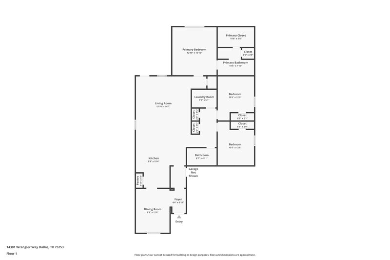 2,145/Mo, 14301 Wrangler Way Dallas, TX 75253 Front View