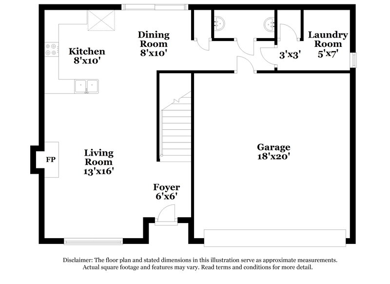 2,280/Mo, 1820 Berkeley Dr Glenn Heights, TX 75154 Floor Plan View