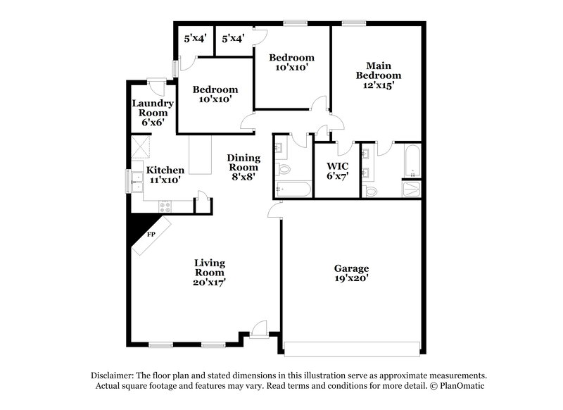 2,160/Mo, 603 Hollyberry Dr Mansfield, TX 76063 Floor Plan View