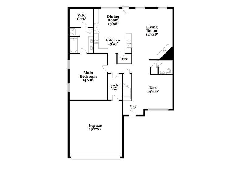2,810/Mo, 4024 Fox Trot Drive Fort Worth, TX 76123 Floor Plan View