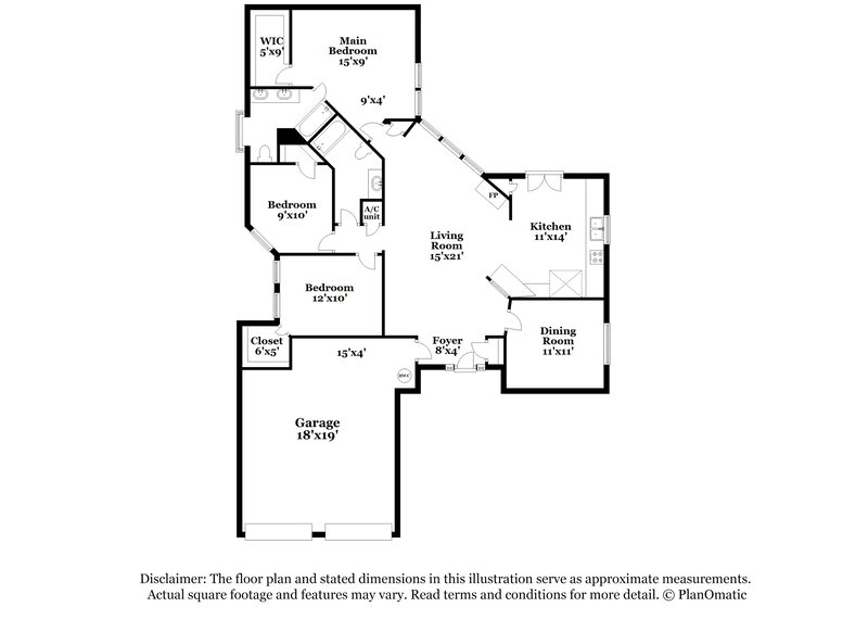 2,200/Mo, 6324 Woodstream Trl Fort Worth, TX 76133 Floor Plan View