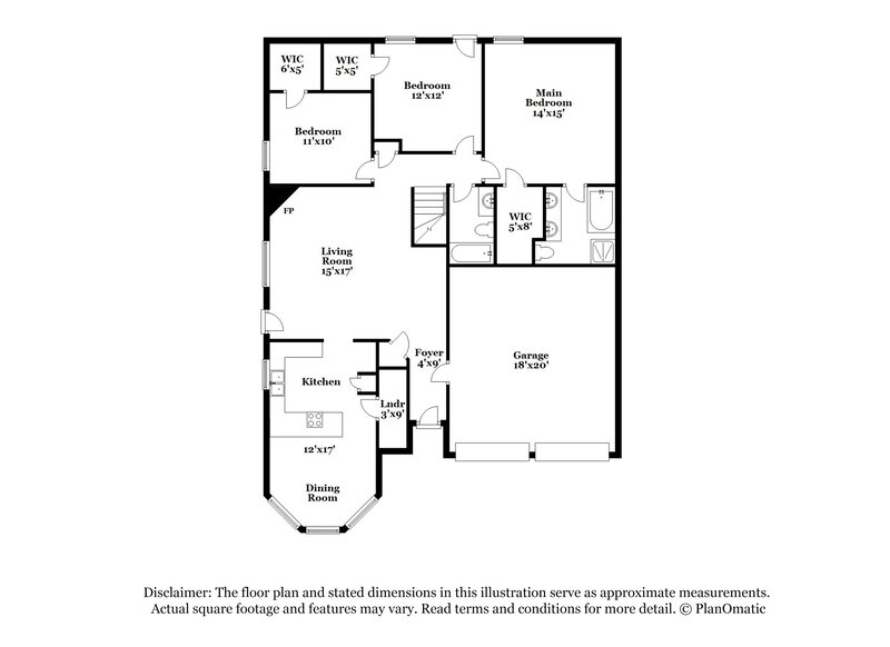 2,370/Mo, 10229 Winkler Dr Fort Worth, TX 76108 Floor Plan View