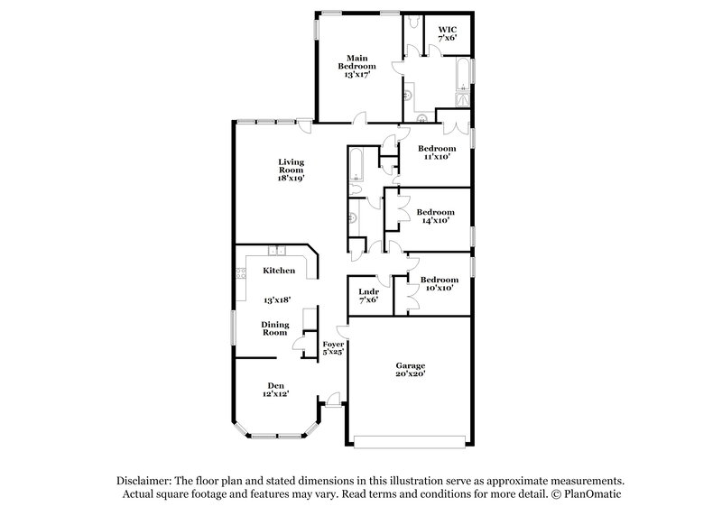 2,105/Mo, 11228 Whispering Brook Ln Fort Worth, TX 76140 Floor Plan View