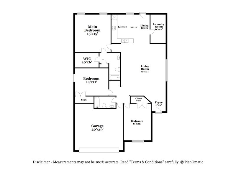 1,965/Mo, 6708 Friendsway Dr Fort Worth, TX 76137 Floorplan View
