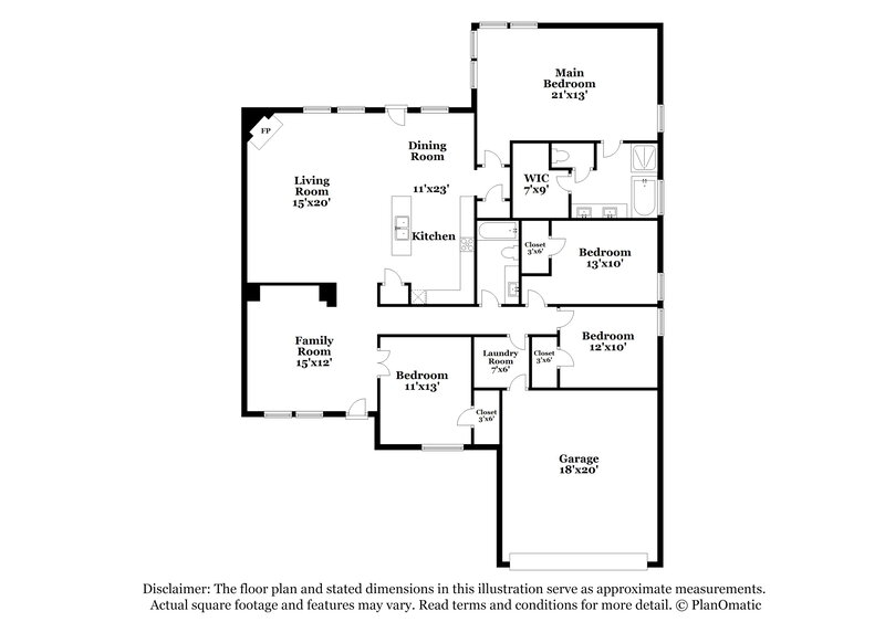2,315/Mo, 620 Destin Dr Fort Worth, TX 76131 Floorplan View