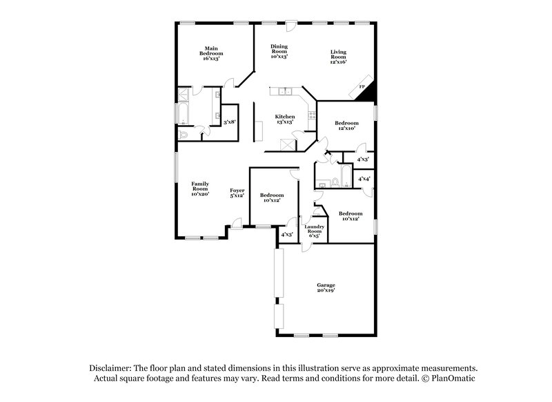 2,685/Mo, 4420 Double Oak Ln Fort Worth, TX 76123 Floor Plan View