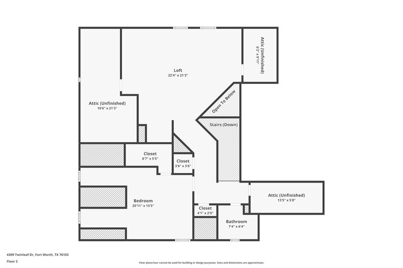 2,630/Mo, 4309 Twinleaf Dr Fort Worth, TX 76036 Floor Plan View 2